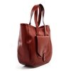 Leather shoulder bag large women's shopperbag