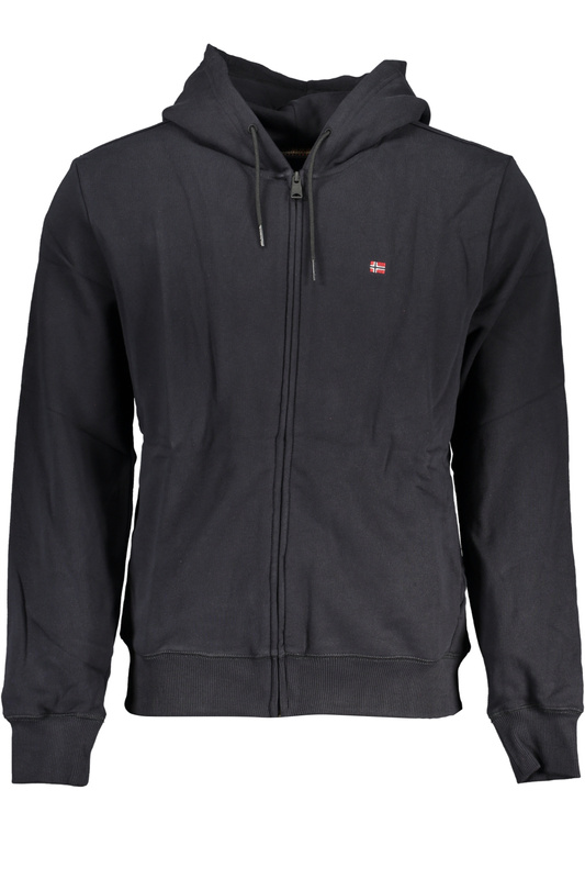 NAPAPIJRI HERREN-SWEATSHIRT MIT SCHWARZEM ZIP