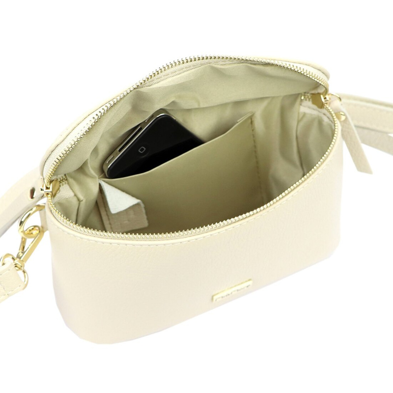 Women's elegant leather waist bag crossbody bag