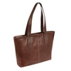 Women's leather elegant shoulder shopper bag