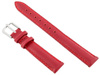 W83 leather watch strap - red - 16mm