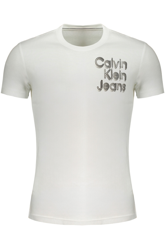 CALVIN KLEIN HERREN-KURZARM-T-SHIRT WEISS