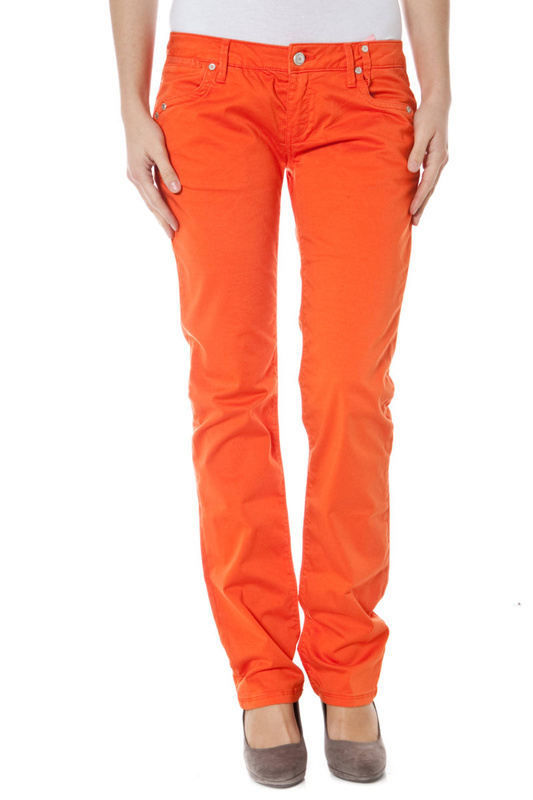 ZUELEMENTS WOMEN&#39;S ORANGE TROUSERS