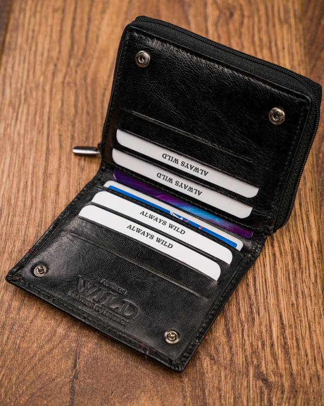 Men's leather wallet for Always Wild? cards