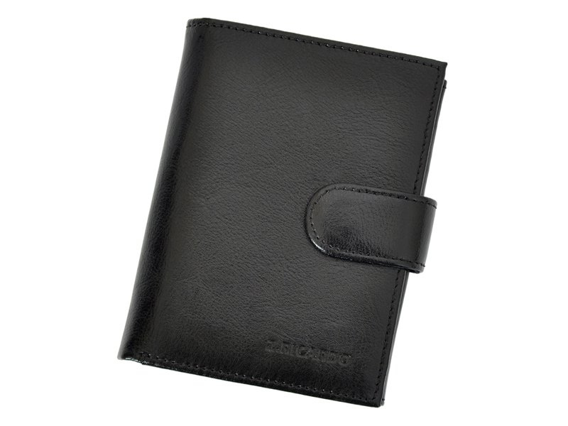 Large zip-up leather men's wallet Z.Ricardo