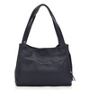 Leather shoulder bag classic stylish large