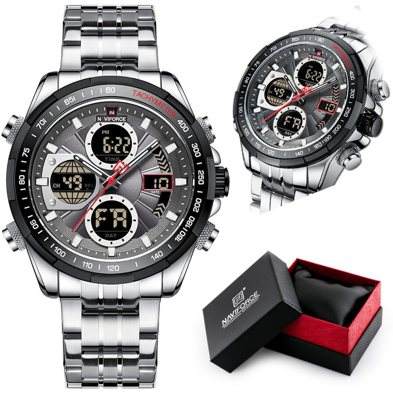 NAVIFORCE MEN'S WATCH NF9197S G/G/G + BOX