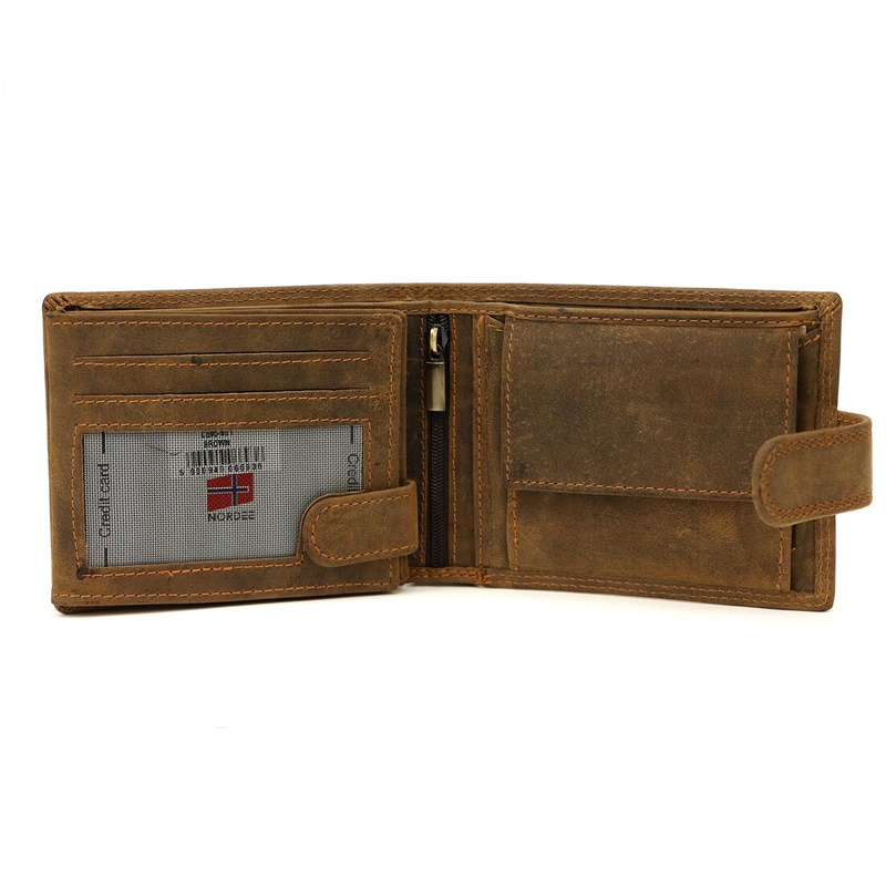 Men's genuine leather wallet Nordee L895-TRUCK