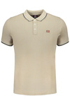 NORWAY 1963 BEIGE MEN&#39;S SHORT SLEEVED POLO SHIRT