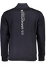 US GRAND POLO MEN&#39;S BLUE ZIP SWEATSHIRT