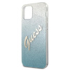 Guess GUHCP12MPCUGLSBL iPhone 12/12 Pro 6,1" niebieski/blue hardcase Glitter Gradient Script