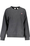 LEVI&#39;S SWEATSHIRT WITHOUT ZIP WOMAN BLACK