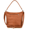 Handbag Leather Women's Postbag large classic camel H08