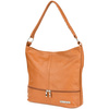 Camel leather postman two stripes women's Beltimore i66 handbag