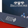 Meeste klassikaline nahast rahakott RFiD must Baltimore K45