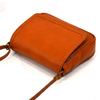 Leather messenger bag, elegant, over the shoulder, women's