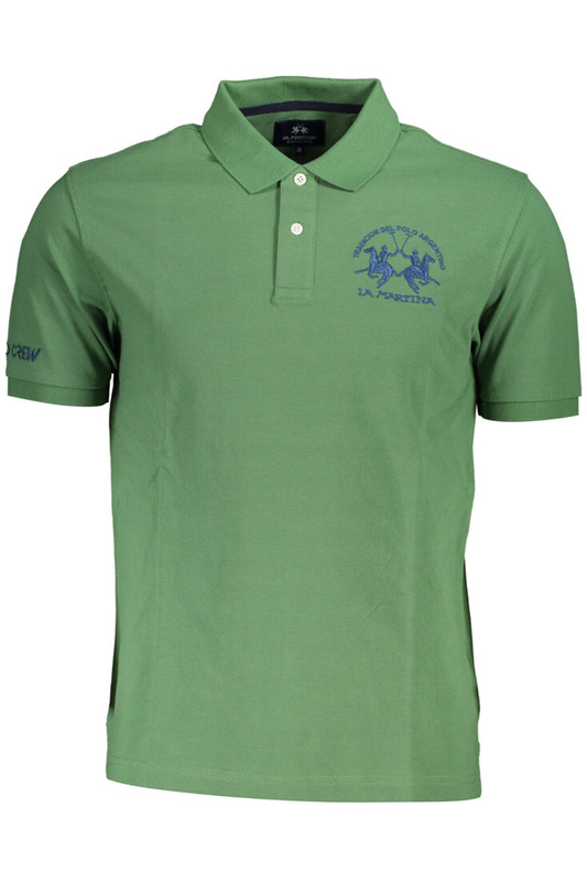 LA MARTINA POLO SHORT SLEEVE MAN GREEN