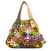 Stylish Leather Shoulder Bag Colorful Design