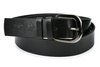 Beltimore leather women's pants belt 4 cm black A73: colors - black, stripes - r. 80-95 cm