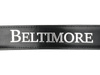 BELTIMORE premium natural grain leather belt A36 : Colors - black, Strap size - r.110-125 cm