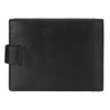 EL FORREST men's leather zip-up wallet with RFID