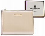 Leatherette wallet RFID PETERSON PTN 003-LAK