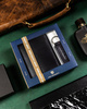 Leather wallet & key ring set PETERSON PTN SET-M-1549-KCS