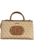 GUESS JEANS WOMEN&#39;S BAG BEIGE