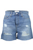 CALVIN KLEIN JEANS SHORT WOMAN BLUE