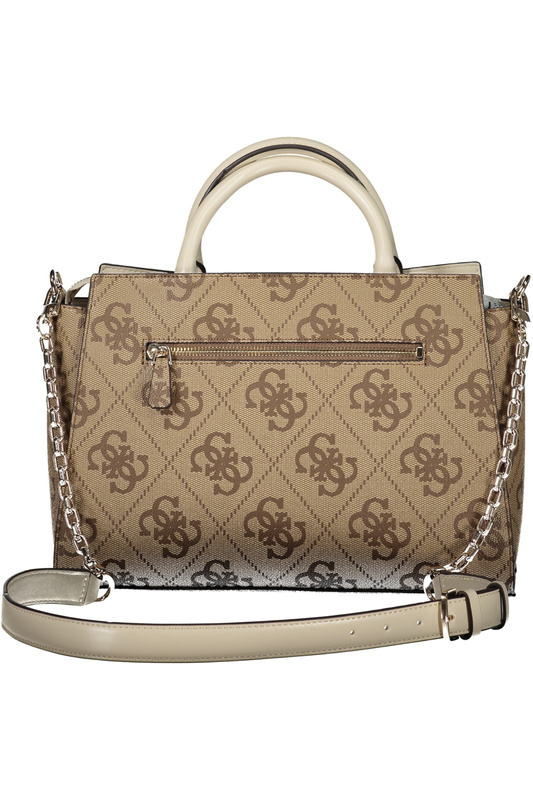 GUESS JEANS WOMEN&#39;S BAG BEIGE