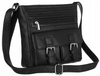 Leather men's messenger