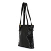 Elegant large leather shopper bag with organizer