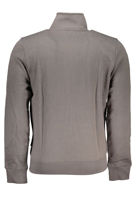 NAPAPIJRI MEN&#39;S GRAY ZIP SWEATSHIRT