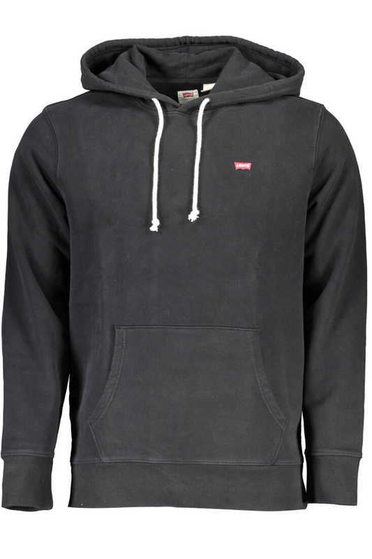 LEVI&#39;S MEN&#39;S BLACK SWEATSHIRT WITHOUT ZIP