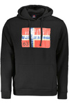 NORWEGEN 1963 SCHWARZES HERREN-SWEATSHIRT MIT REISSVERSCHLUSS