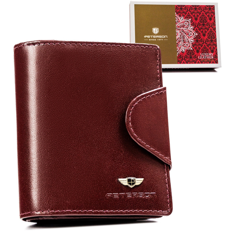 Leather's wallet RFID PETERSON PTN 2517-BO