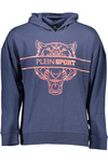 PLEIN SPORT SWEATSHIRT WITHOUT ZIP MAN BLUE