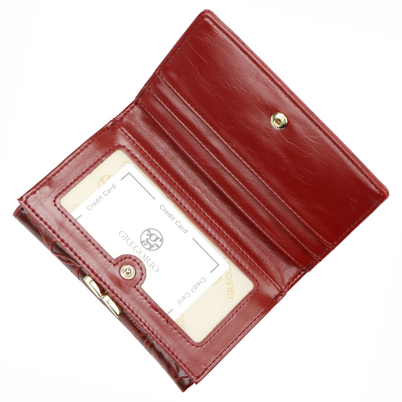 skóra naturalna + Women's eco-leather wallet Gregorio HL-108