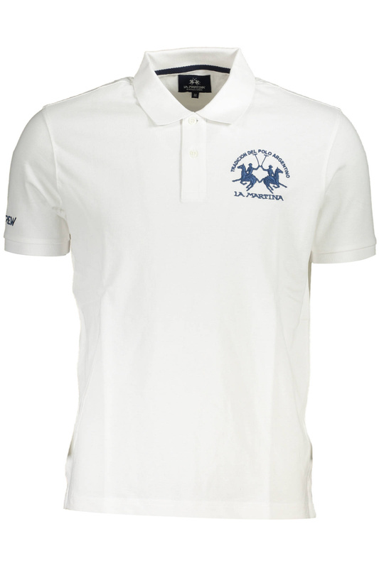 LA MARTINA POLO SHORT SLEEVE MAN WHITE