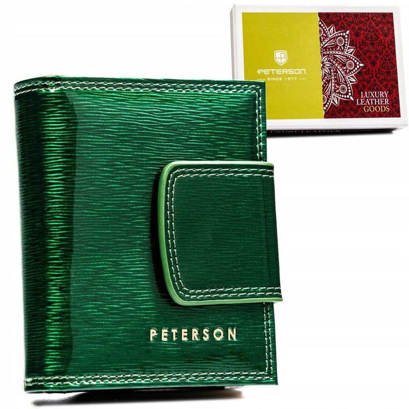 Women's genuine leather wallet Peterson PTN 42329-SBR