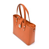 Large women's shopper bag, perfect for work, leather