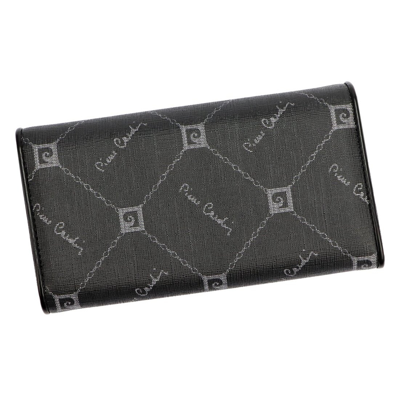 A spacious women's wallet with a logo by Pierre Cardin