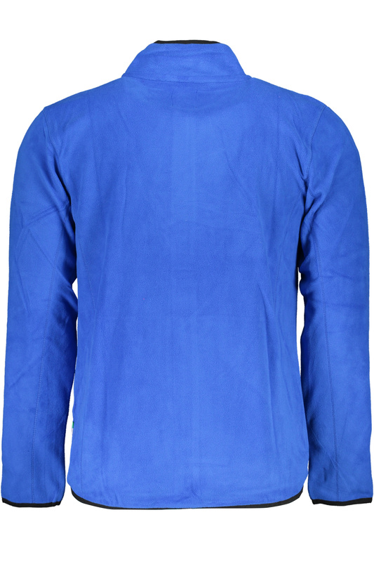 GIAN MARCO VENTURI MEN&#39;S BLUE ZIP SWEATSHIRT