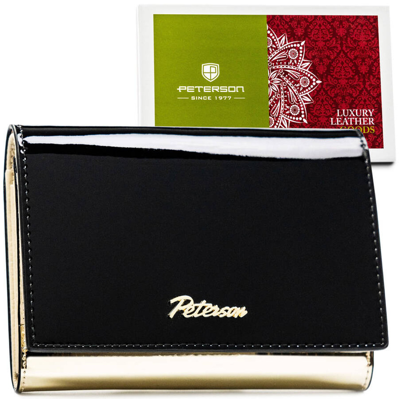 Leather wallet RFID PETERSON PTN 1N-445