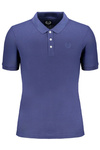 GIAN MARCO VENTURI MEN&#39;S SHORT SLEEVED POLO SHIRT BLUE