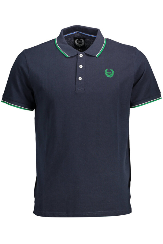 GIAN MARCO VENTURI KURZARM POLOSHIRT HERREN BLAU