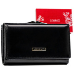 Classic women's leather wallet Lorenti RFID