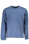 CALVIN KLEIN BLUE MEN&#39;S SWEATSHIRT WITHOUT ZIP