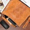 Camel suede leather shopper bag W10