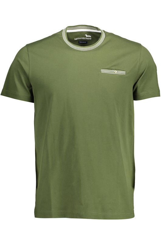 HARMONT &amp; BLAINE GREEN MEN&#39;S SHORT SLEEVE T-SHIRT